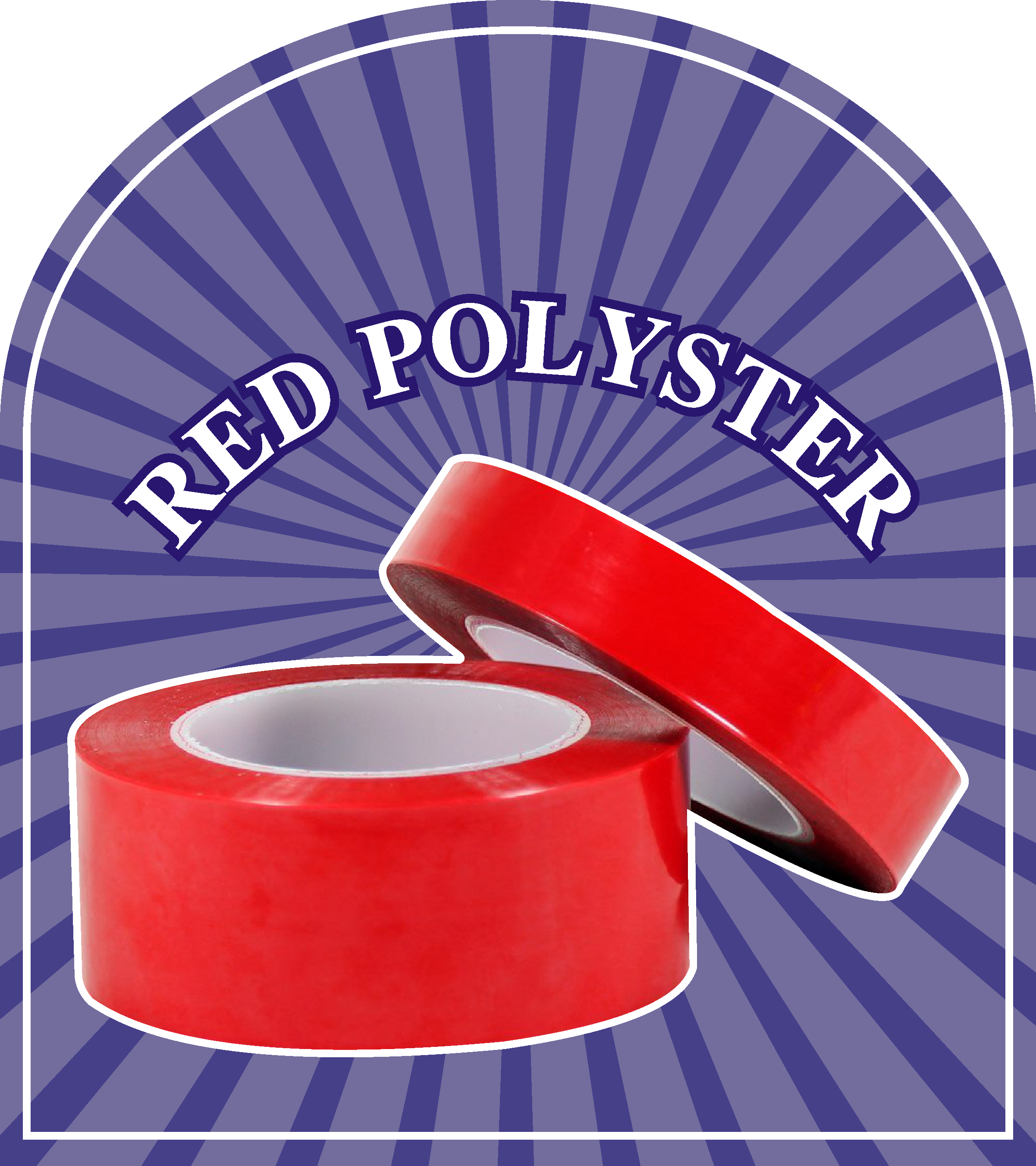 red polyster tape